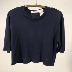 Sonia Rykiel Short Sleeve Crop Top XL